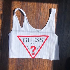 GUESS CROP TOP.
